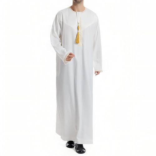 Men's Kaftan - Muslim Robe Thobe Caftan - size: Large
