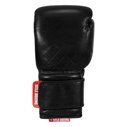 Title Boxing Ko-Vert Training Boxing Gloves - color: Black, size: 12 oz