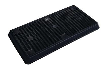 Eagle 1677BLK Containment Utility Tray, 36.25" Length x 18.25" Width x 2.375" Height, Black