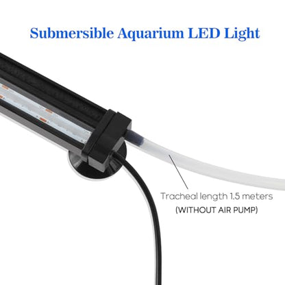 Fish Tank Bubbler Light for Aquarium: 2-in-1 Aquarium Grow Light with APP & Remote Control for Aquatic Pet Enthusiasts - RGB Changing Fish Lamp for 2-5 Gollon Freshwater Saltwater Tank Decor - size: 5.3 inch Bubbler