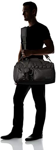 32L 20" Tactical Gym Duffle Bag with Shoe Compartment & Wet Pocket | Water Resistant Fabric, Reinforced Base, MOLLE Webbing & 7 Compartments for Workout, Basketball, Soccer, Travel & Gym Gear