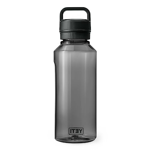 YETI Yonder Water Bottle with Yonder Chug Cap, Lightweight, Leakproof and BPA-Free - color: Charcoal, style: 50oz