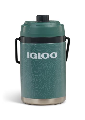 Igloo Trailmate Hybrid 54 oz Insulated Water Bottle, Large Sports Water Jug, Beverage Cooler, Spruce - color: Spruce