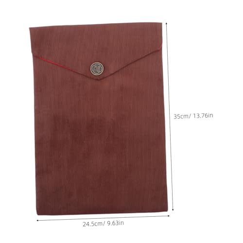 Bible Cover Case Scripture Bag Coffee Color Velvet Storage Pouch for Women Religious Book Organizer Church Use