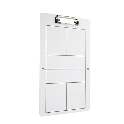 Double-Sided Dry Erase Pickleball Coaching Clipboard, Set of 2