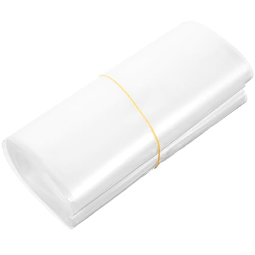 50pcs Fish Shipping Bags, 16'' x 6.3'' 12mil Clear Transport Shipping Bags Container for Small Fish and Shrimp Freshwater & Saltwater Use