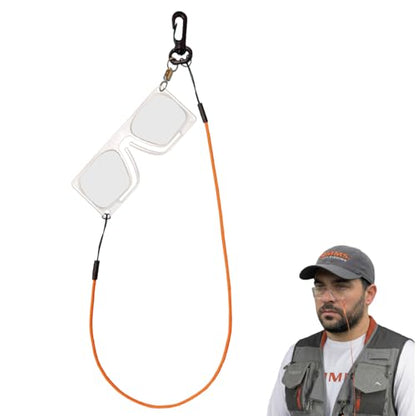 Fly Fishing Sport Glasses for easy exchange fly - style: Magnet Release - Orange