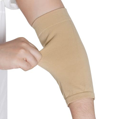HOVEOX 3 Pairs Tattoo Cover Up Sleeves Tattoo Arm Sleeve Cover for Woman - color: Nude
