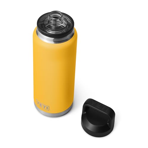 YETI Rambler 36 oz Bottle, Vacuum Insulated, Leakproof, Stainless Steel with Chug Cap - color: Alpine Yellow