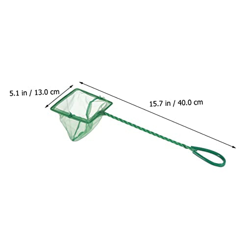 BESPORTBLE 4PCS Green Fishing Net Fine Mesh Aquarium Net for Fish Catching Soft Material for Fishermen Aquarium Care