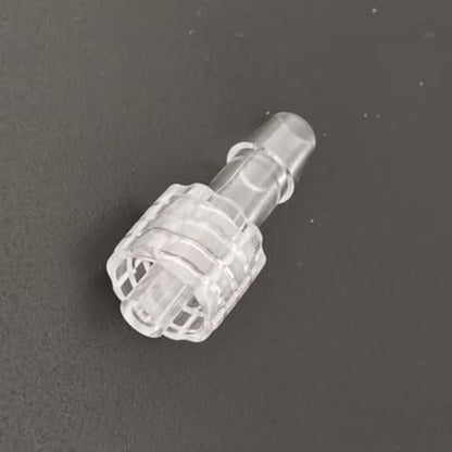 Male Luer Lock 3/16" Polycarbonate Hose Barb Adapter for Laboratory Biochemical Analytical Instruments, Food Machinery and Aquarium Equipment, 100pcs