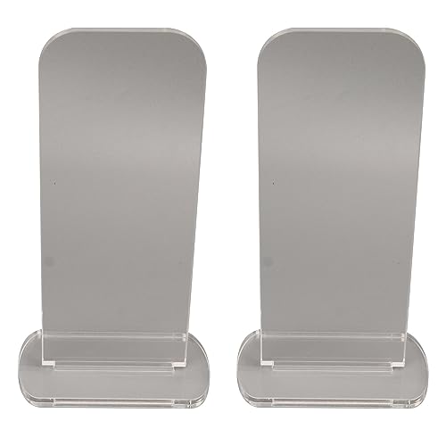 Yosoo Health Gear Boxing Glove Stand 2Pcs Sturdy Acrylic Boxing Glove Rack, Vertical Boxing Glove Display Stand Acrylic Gloves Holder, 3.1x2.0x5.9in Sports Gloves Display Storage Rack (Transparent) - color: Transparent