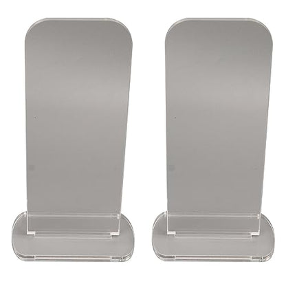 Yosoo Health Gear Boxing Glove Stand 2Pcs Sturdy Acrylic Boxing Glove Rack, Vertical Boxing Glove Display Stand Acrylic Gloves Holder, 3.1x2.0x5.9in Sports Gloves Display Storage Rack (Transparent) - color: Transparent
