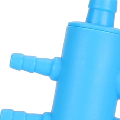 2Pcs 4mm Adapter Connector Plastic Distributor Aquarium Air Pump Splitter for Fish Tank Oxygen Tubing(2 Way) - style: 2 Way