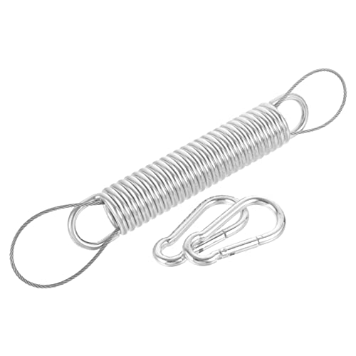 1set Hammock Spring Kit for Outdoor Swing Chairs Suspension Set Rotation for Comfortable Swinging Includes Galvanized Spring Hooks