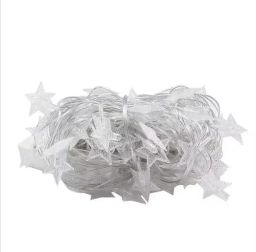 Star String Lights, Warm White, 111 Inch, for Bedroom, Wedding, Christmas, Halloween, Party and Home Decor