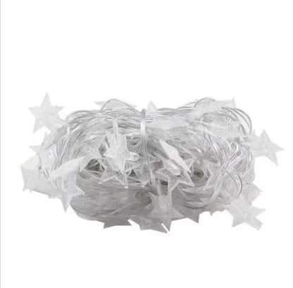 Star String Lights, Warm White, 111 Inch, for Bedroom, Wedding, Christmas, Halloween, Party and Home Decor