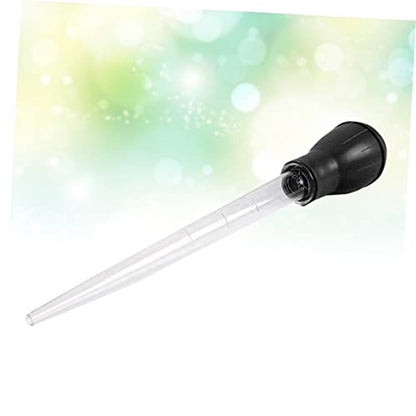 Happyyami Aquarium Manual Clean Pipette 50ml Fish Tank Cleaner Black Waste Removal Tool - color: Black, size: Size 3