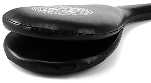 Nicunom 2 Pack Taekwondo Kick Pads, Durable Striking Pad Target TKD Karate Martial Arts Strike Targets Kickboxing Training, Black