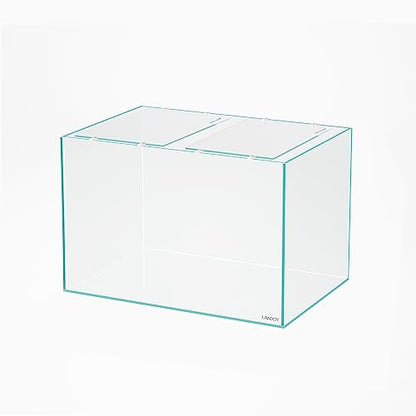 4mm Glass Aquarium Lid with Clips for 45x30cm Rimless Tank | Lid 43.2x23cm; reduces evaporation and jumping - size: 432x230mm (1 pc)