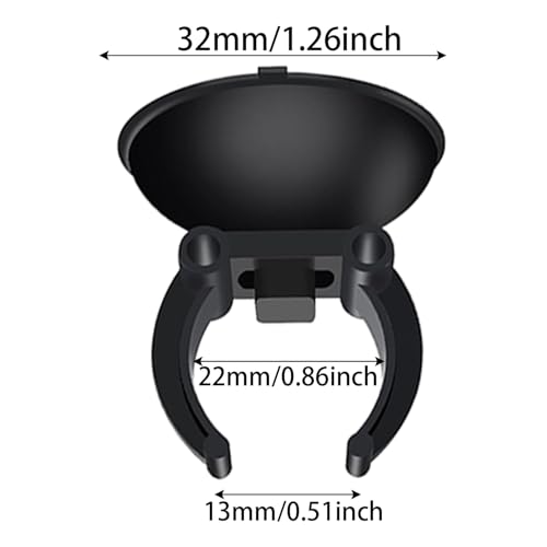 DZS ELEC 16PCS Aquarium Suction Cup Clips Black Heavy Duty Plastic Clamps for Aquarium Lamp Tubes and Heating Rods for Aquarium Heaters Tubing Plants and Decorations
