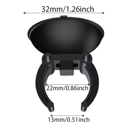 DZS ELEC 16PCS Aquarium Suction Cup Clips Black Heavy Duty Plastic Clamps for Aquarium Lamp Tubes and Heating Rods for Aquarium Heaters Tubing Plants and Decorations
