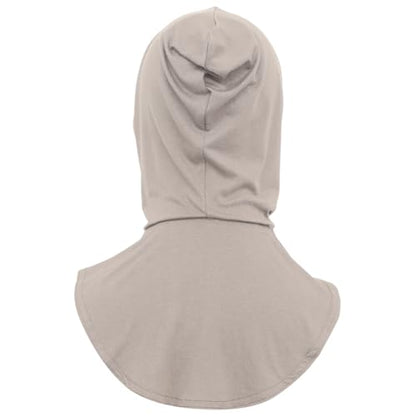 dPois Plain Ready To Wear Amira Hijab for Women Soft Muslim One Piece Instant Hijab Headscarf for Daily Wear - color: Coco Color