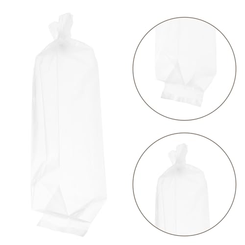 Healifty 50pcs Thick Plastic Fish Bags 6x34cm Live Fish Shipping Pouches for Aquarium Transport and Packaging