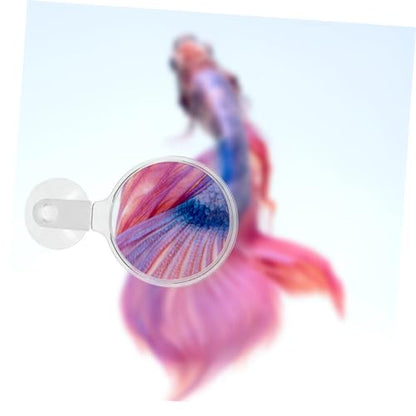 MERRYHAPY Aquarium Magnifier Coral Viewer Acrylic Magnifying Glass Suction Cup Magnifier for Fish Plant Spider