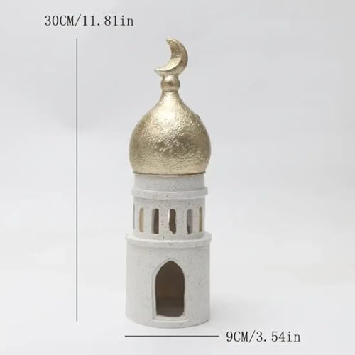 Ramadan Home Decor Islamic Gift 2026 Mosque Tower Arabic (Large Original Product) - style: Cultural