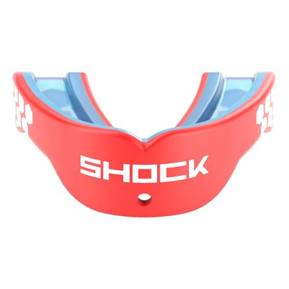 Shock Doctor Gel Max Power 카본 컨버터블 마우스 가드 - color: 레드, size: 청소년