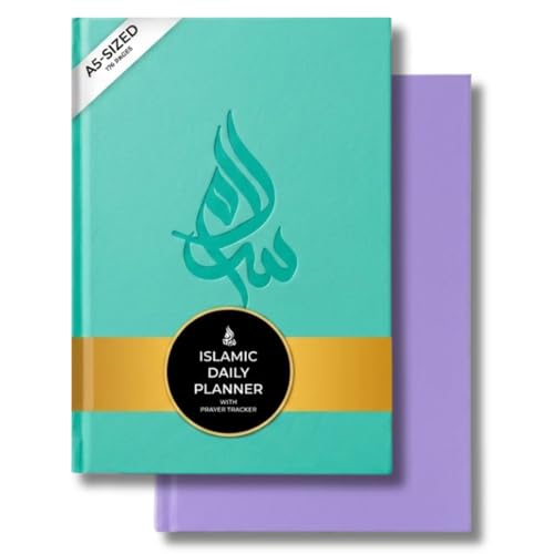 Salam Journal, Islamic Daily Planner with Prayer Tracker, Daily Hadith and Duas, Undated Layout with 6 Month Coverage, Ramadan and Eid Gift for Muslims, Ramadan Planner (Mint Green) - color: Mint Green