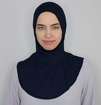 Modefa Ninja Hijab Bonnet Underscarf Cap - color: Navy Blue