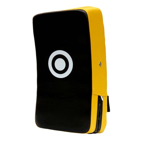 Boxing Pad Taekwondo Pad Kicking Targets for Striking Karate Strikes Punching Shield - color: yellow edge