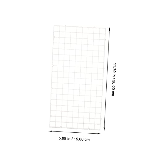 SUPVOX 6Pcs Aquarium Divider Durable Fish Tank Isolation Board Easy Install Mesh Separator for Breeding Fish Separation Versatile Splicing Design