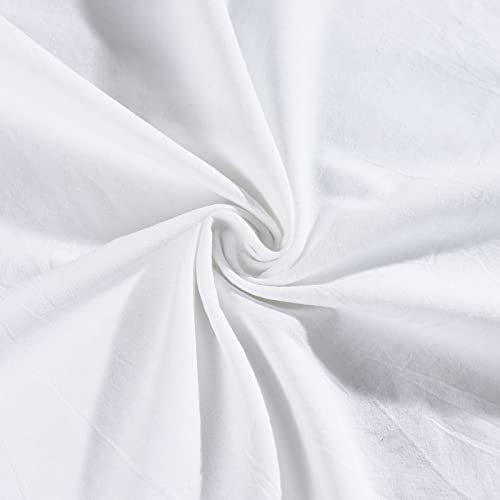 YAOHUOLE Men's Kaftan Thobe Long Sleeve Men Thobe Robe Side Split Men Thobe with Pockets Casual Thobe - color: White-long Sleeve, size: 3X-Large