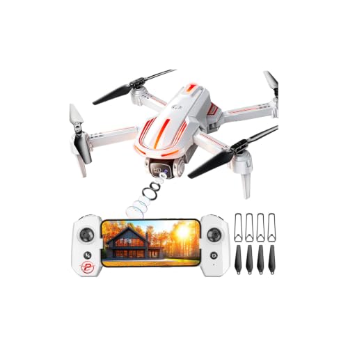 Pallton Drone with Camera for Adults and Beginners, Foldable RC Quadcopter - color: Phantom Grey