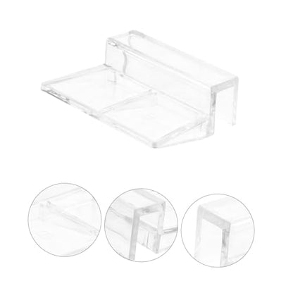 Strong Support Holder for Tank 4pcs Plastic Clips Glass Cover 8mm Easy to Fasten Suitable for Aquariums
