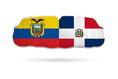 Impact Custom Professional MMA/Boxing/Muay Thai Mouthguard -Flag Series - color: Dominican/Ecuador