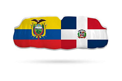 Impact Custom Professional MMA/Boxing/Muay Thai Mouthguard -Flag Series - color: Dominican/Ecuador