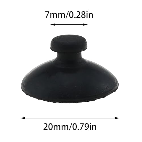 10PCS Black Plastic Aquarium Suction Cup Clips 20mm Fish Tank Water Light Suction Cup Holder for Aquarium Aerated Filtration and Aeration of Air Fish Tank