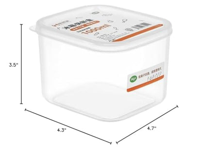 3PCS Produce saver containers for refrigerator(1000ML),Leakproof Food Storage Bins with lids,Fresh Plastic box Keep Fruit Vegetable Fresh longer. - size: 1000ml