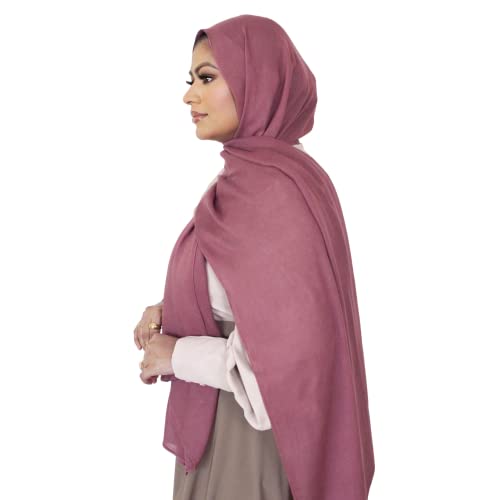 Modal Hijab for Women | Headscarf - color: Petals Modal - Plain Hijab