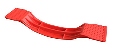 bintiva Balance Board Toy for All Ages - Excellent for Duck Walking, Agility, Gross Motor, and Vestibular Training - color: Red