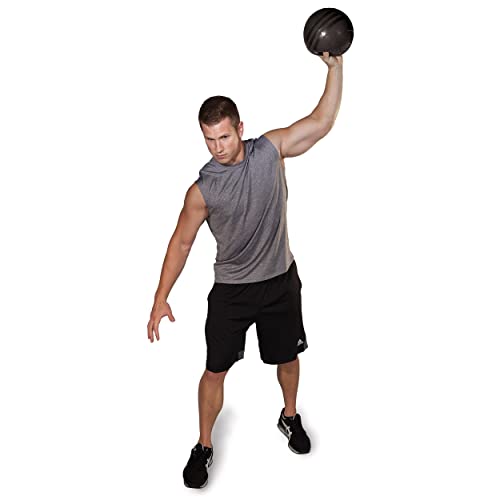 Body-Solid (BSTHB30 Dead Weight Slam Balls, Sand Fill Weighted Ball for Strength & Conditioning Training, Weights Loss, Fitness Exercise Equipment Workouts, Midnight Black, 30lb