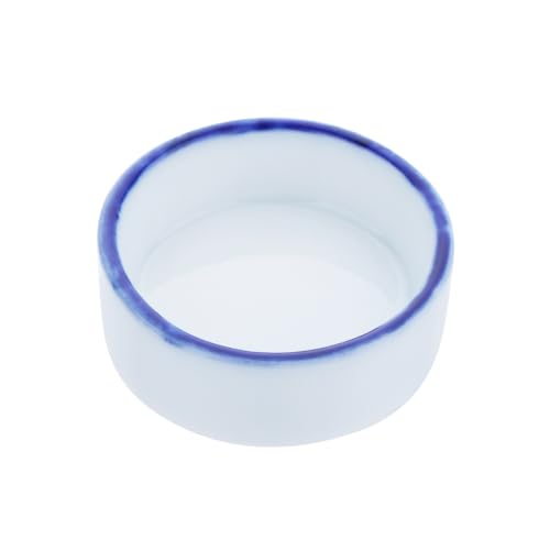 6 Pack Tarantula Ceramic Feeding Bowl Hermit Crab Water Bowl Spider Small Reptile Micro Ceramic Food Dish (1.37" D, 0.51" H)