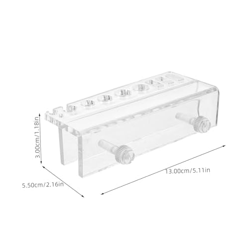 Aquarium Tool Holder Rack Storage Stand for Fish Tank Maintenance Easy Installation Self-Fitted Screws Convenient Wall-Mounted Plants and Grass Care