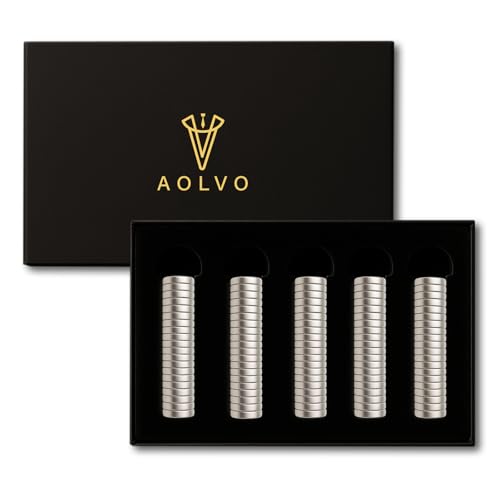 Metal Collar Stay Magnets, Strong Magnets for Collar Stays Magnetic, Valued Pack in a Gift Box (Silver, 40Pcs) - size: 40Pcs