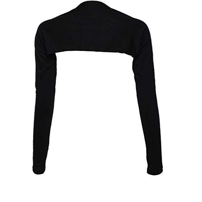 Women Anti-UV Cooling Shawl UV Protection Arm Sleeves Sun Protector for Golfing Riding Running Outdoor Activities - color: Black