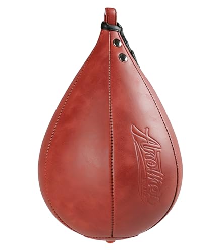 Boxing Speed Punching Bag MMA Training Speed Ball Hanging Swivel Reflex Bag Equipment Workout Kicking Martial Arts Home Gym Exercise Speed Bag - color: Red